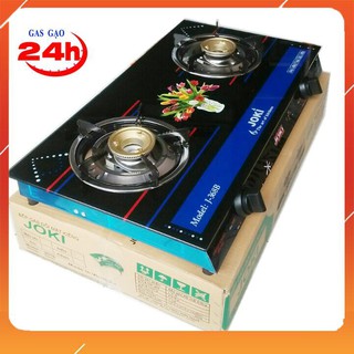bếp ga đôi mặt kính Joki 368B combor van dây