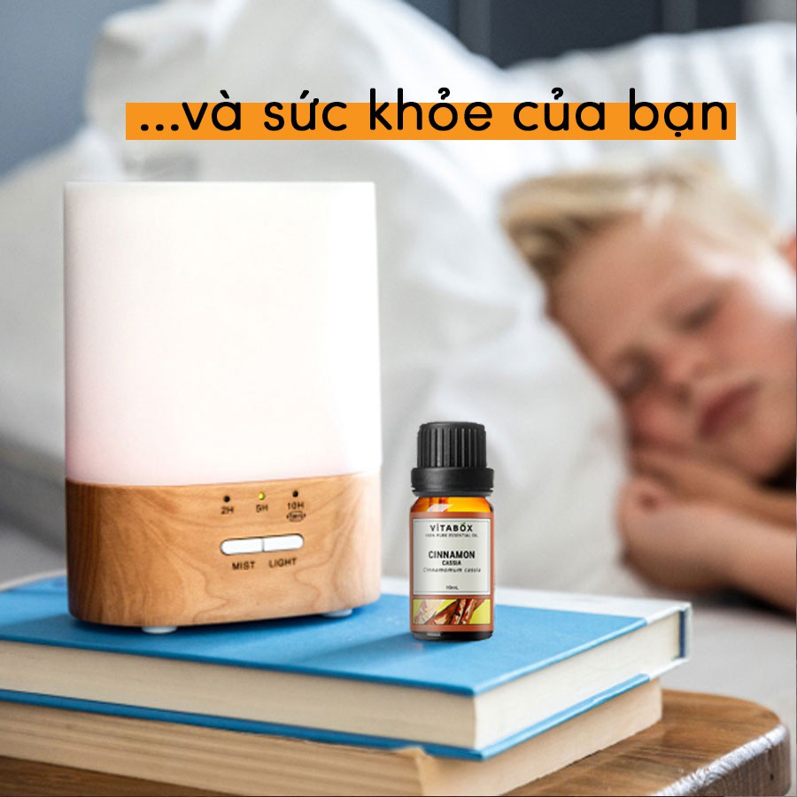 Tinh dầu thiên nhiên VITABOX - 100% nguyên chất dùng để xông phòng, dưỡng da – pure natural essential oil