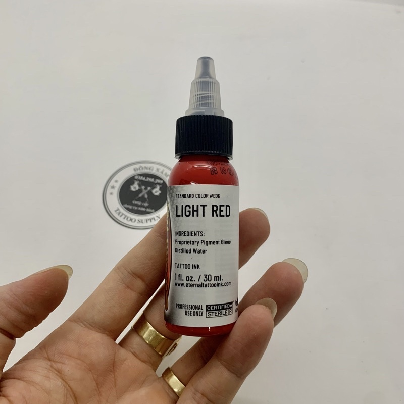 Mực xăm hình eternal xịn màu đỏ