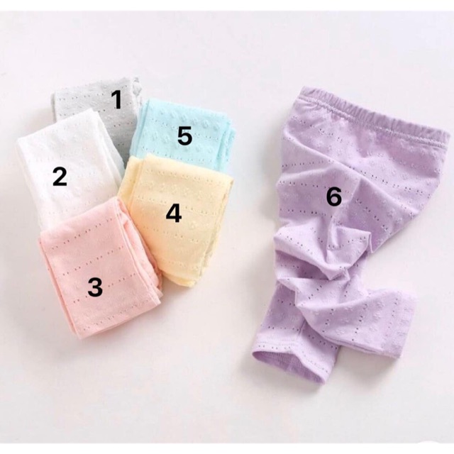 Quần legging lửng cho bé gái