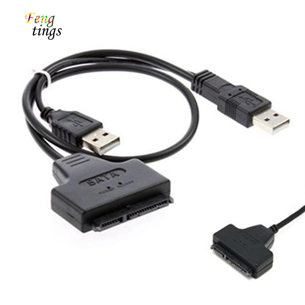 Dây Cáp Chuyển Đổi Usb 2.0 Sang Sata 22 Chân Cho Ổ Cứng Hdd Laptop 2.5 Inch | BigBuy360 - bigbuy360.vn