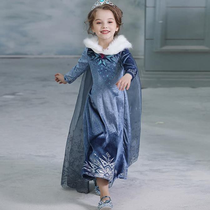 Đầm Hóa Trang Công Chúa Elsa Anna Trong Phim Frozen Cho Bé Từ 2-3 Tuổi