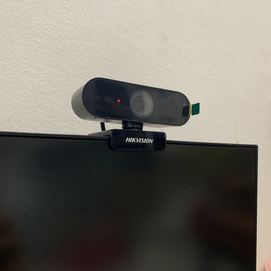 Webcam máy tính Full HD 1080P có mic kết nối USB dùng cho PC Laptop livestream, học online, Zoom - Hikvision DS-E122