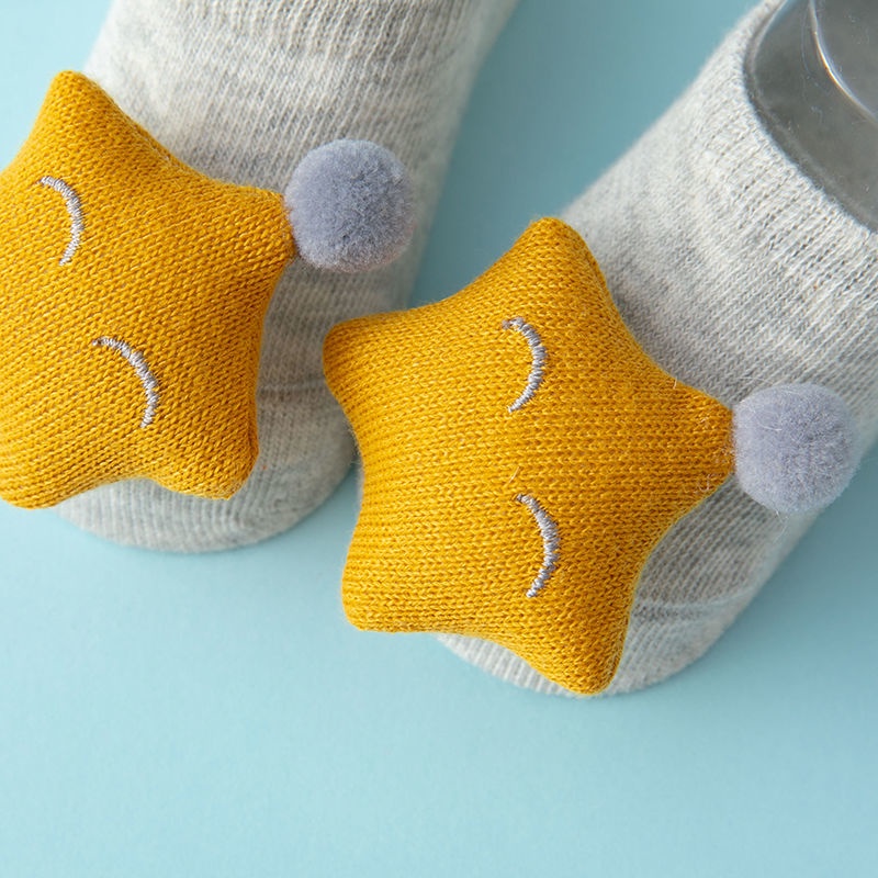 Tất Hoạt Hình 3D Dễ Thương Chống Trượt Cho Bé Sơ Sinh 0-3 Tuổi