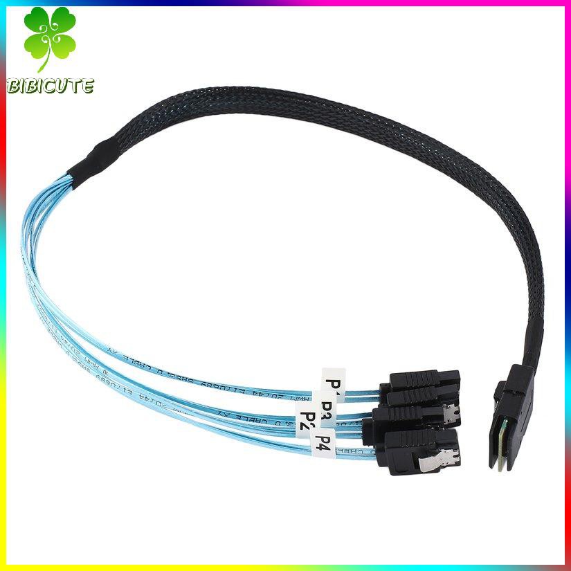 Cáp Chuyển Đổi Sas 4i Sff-8087 36p 36-pin Sang 4 Sata 7pin 0.5m | BigBuy360 - bigbuy360.vn