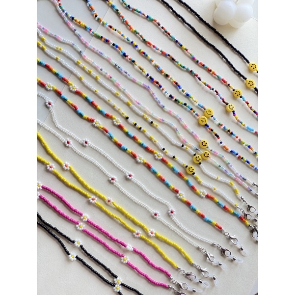 Dây đeo khẩu trang charm cườm