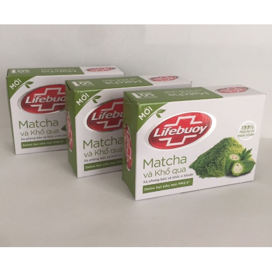 Xà bông cục Lifebuoy Matcha khổ qua 90g