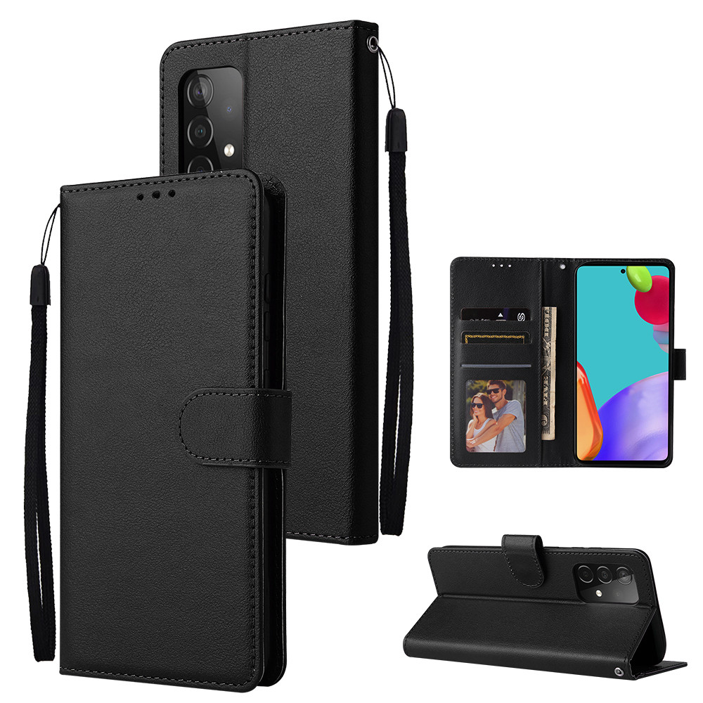 Bao da nắp lật thiết kế sang trọng thích hợp cho Samsung Galaxy A72 A52 M51 M31 A42 A32 A12