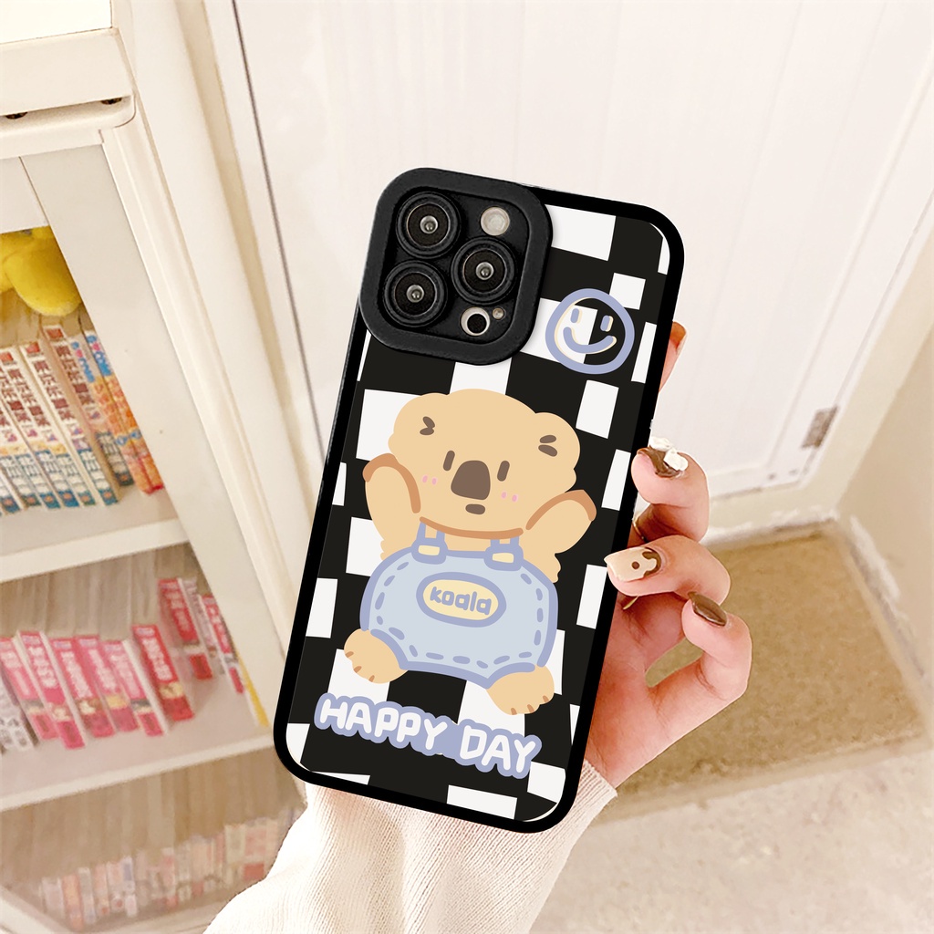 Ốp lưng Iphone Gấu caro các dòng 7plus/8plus/11/11promax/12/12promax/13/13promax [Tomax Shop]