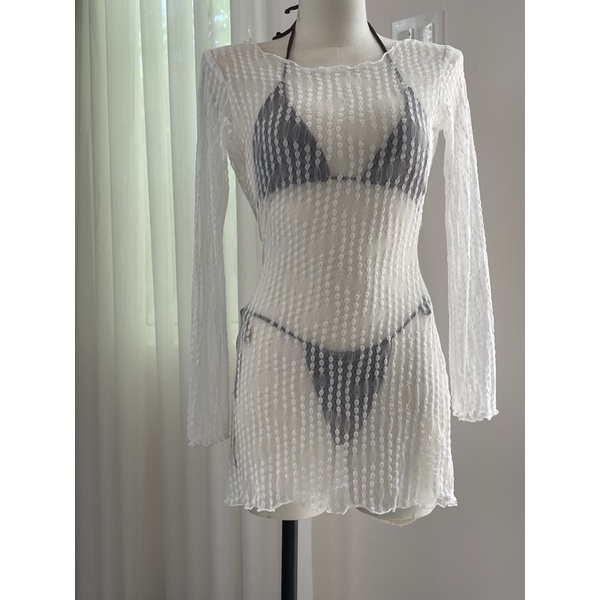 Đầm khoác ngoài cách điệu (phối ngoài bikini hoặc body outfit)