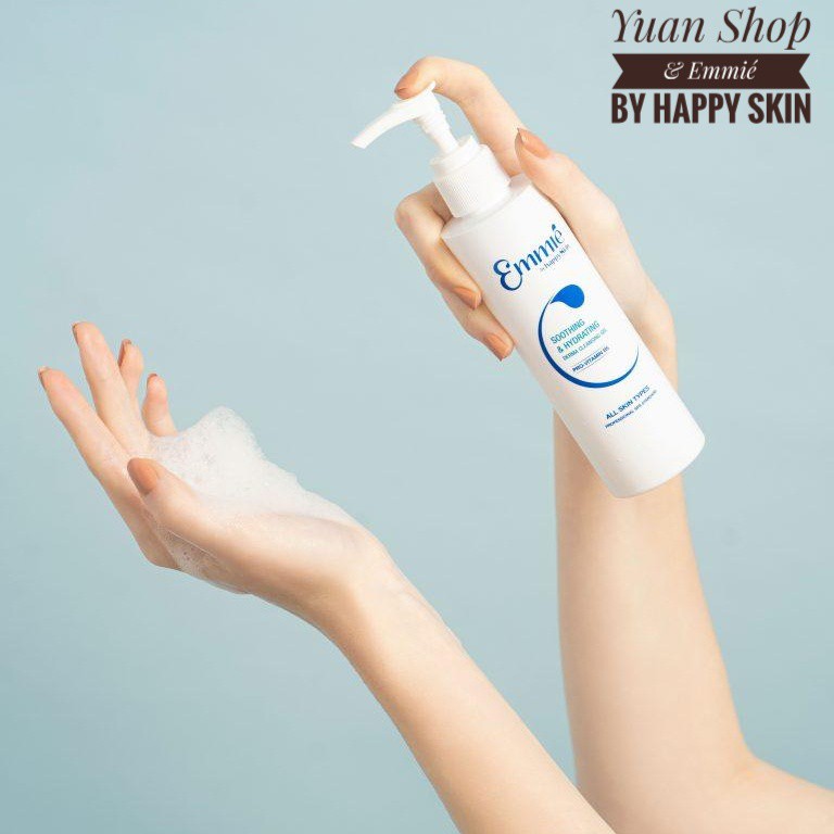 [Chính Hãng] Emmié by Happy Skin Gel Rửa Mặt Dịu Nhẹ Và Cấp Ẩm Sâu Soothing & Hydrating Derma Cleansing Gel