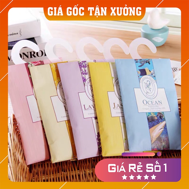 Túi thơm ❤️𝑭𝒓𝒆𝒆𝒔𝒉𝒊𝒑❤️ Túi thơm treo di động trong phòng, túi thảo mộc, khử mùi tủ quần áo