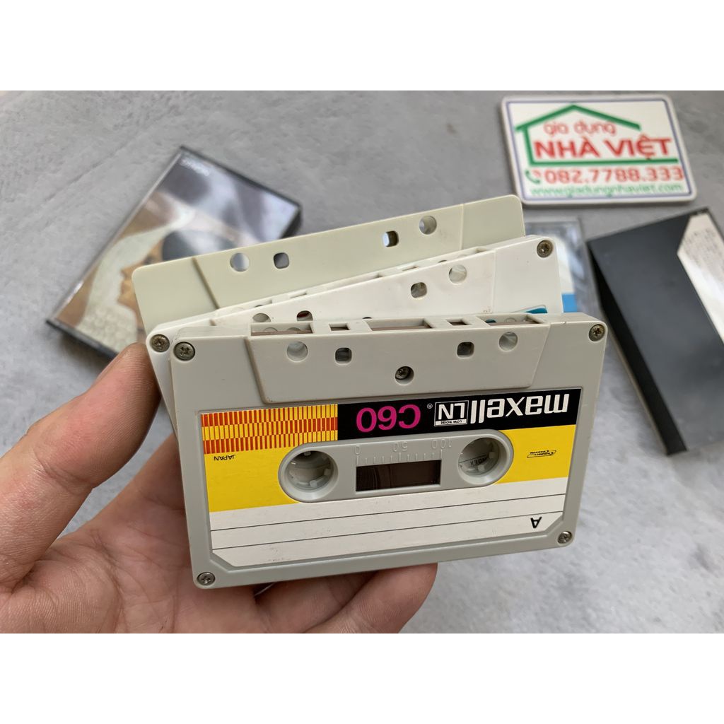Băng cassette nội địa Nhật Bản cát sét ghi âm nghe nhạc Sony Maxell TDK...
