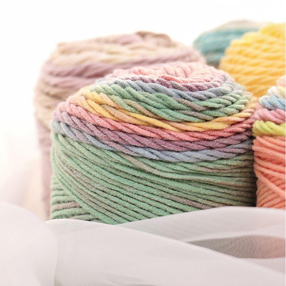 Cuộn Len Đan Mềm Mại Dày Dặn 100G Dùng Làm Đồ Thủ Công DIY