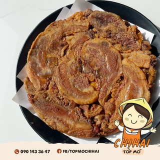 Bánh Tóp Mỡ Ba Rọi CHỊ HAI Nguyên Bánh Vị Giòn Hoặc Dẻo 250GR TM08