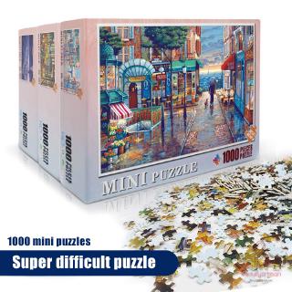 Bộ xếp hình 1000 mảnh họa tiết xinh xắn cho người lớn và trẻ em