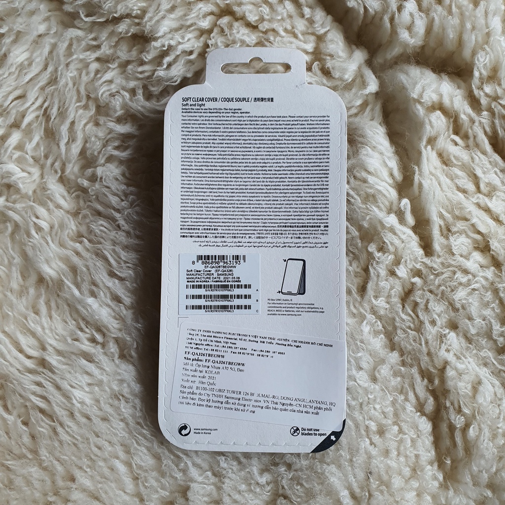 Ốp Lưng Silicone Samsung Galaxy A32 Bản 5G  EF-QA326 - Hàng Chính Hãng Full Box