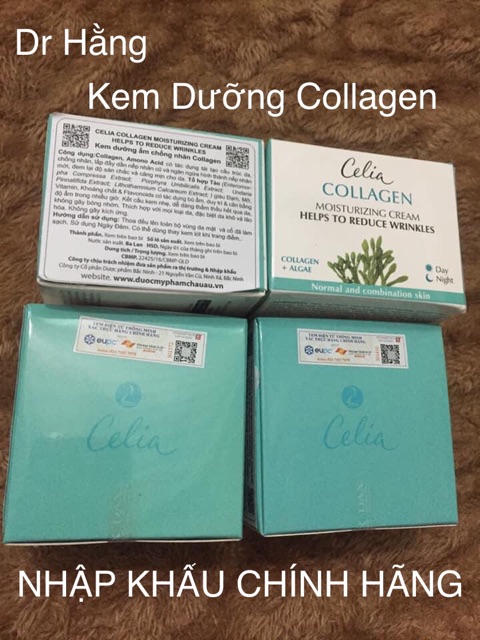 [CHÍNH HÃNG] Kem Dưỡng Collagen Celia Dưỡng Ẩm Chống Nhăn 50ml