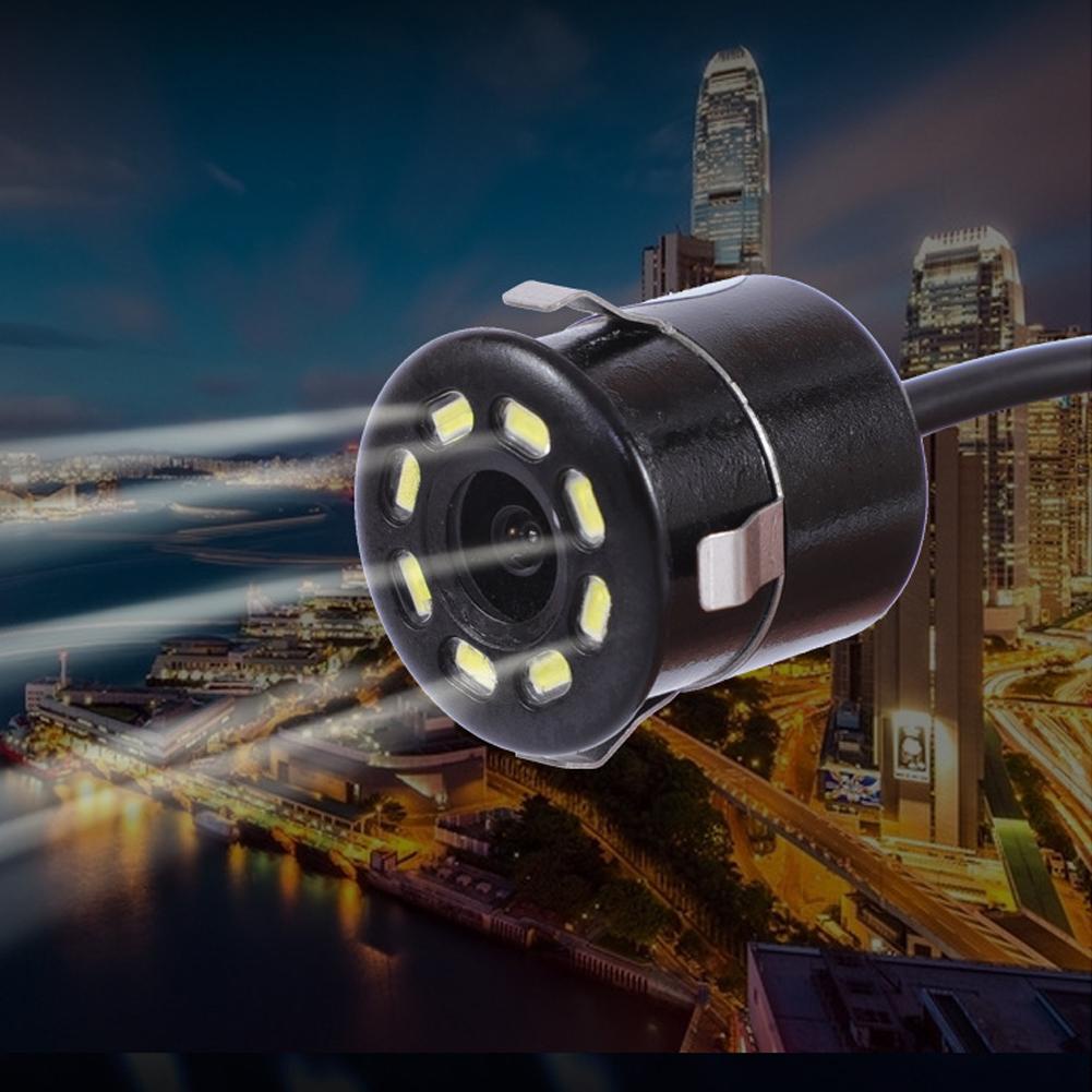 Camera lùi xe 8 bóng LED S4W3 hình tròn 170 độ T3X9
 | BigBuy360 - bigbuy360.vn