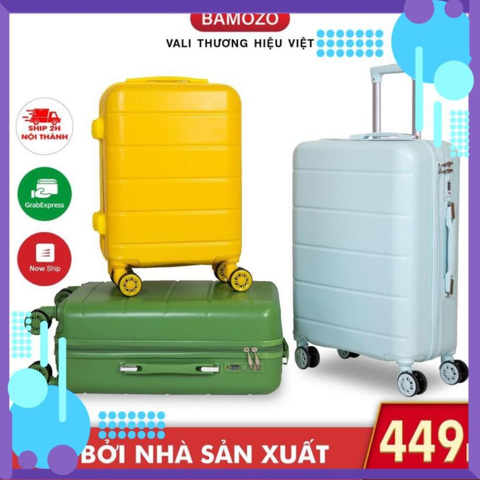 Vali du lịch BAMOZO DORIS cao cấp - Chống vỡ, chống xước - Bảo hành trọn đời