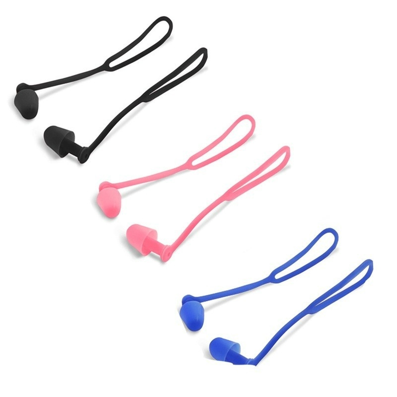 Nút Bịt Tai/Mắt Kính Bằng Silicone Chống Thấm Nước Tiện Dụng Khi Đi Bơi
