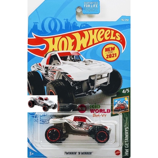 Xe mô hình Hot Wheels basic Twinnin' N' Winnin' GRX40, 40K.