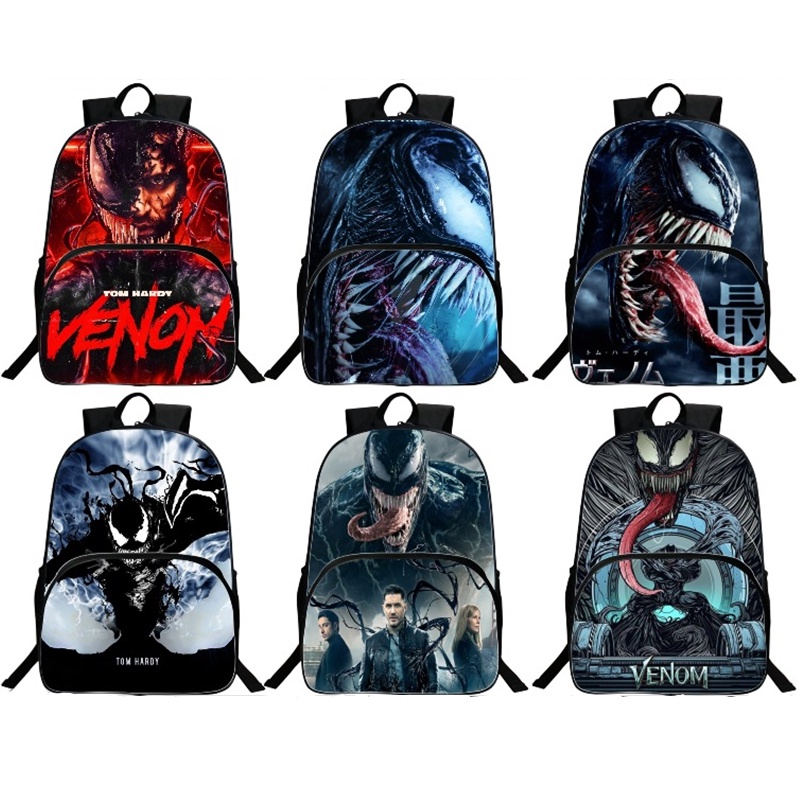 Ba lô đi học hình nhân vật Venom Marvel kích thước 30*16*40CM