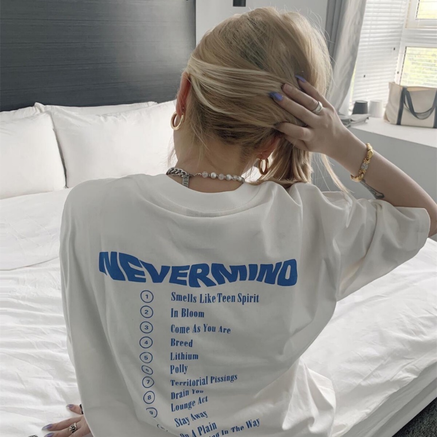 ⚡️-Áo Tee Nirvana Nevermind License T-Shirt,áo thun Nirvana cao cấp full túi tag