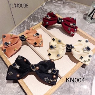 KẸP TÓC NƠ ĐÍNH ĐÁ PHA LÊ CAO CẤP HÀN QUỐC