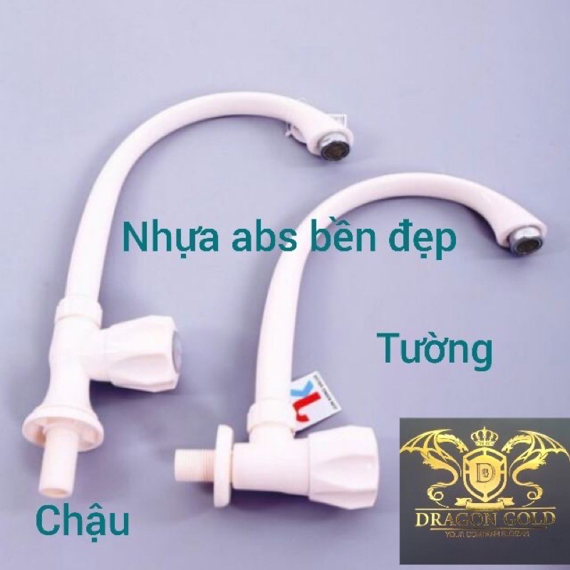 Vòi rửa bát nhựa ABS tặng kèm băng tan