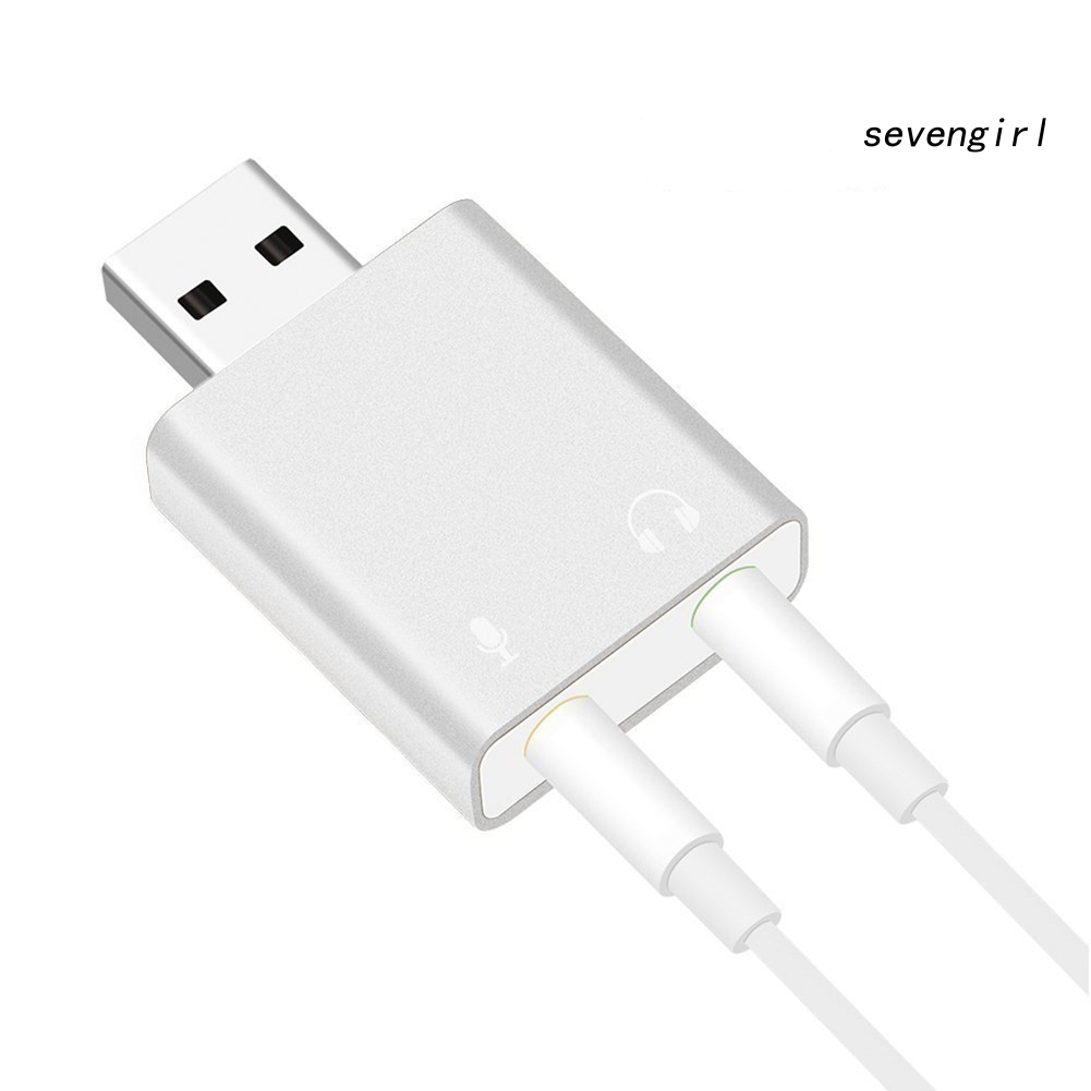 Card Âm Thanh Sev-Alloy Usb7.1 Với Jack 3.5mm Cho Pc Notebook | BigBuy360 - bigbuy360.vn