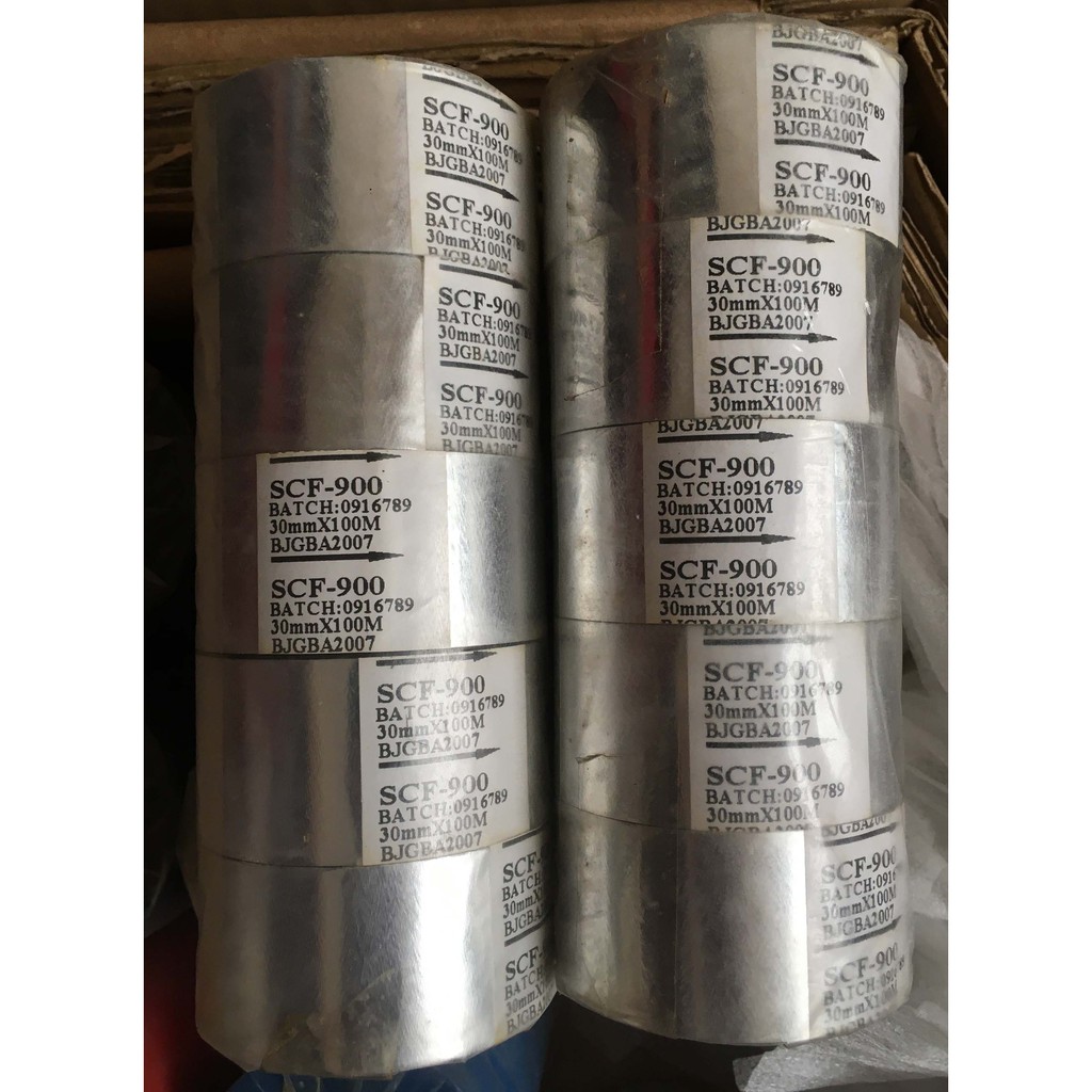 Băng mực dùng cho máy in nhiệt / Màng in date cỡ 30x100 nhiều màu - COLOR HOT STAMPING FOIL