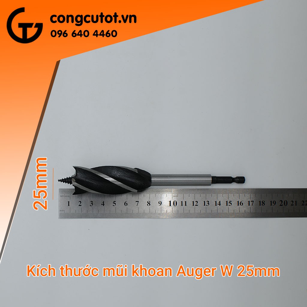 Mũi khoan đầu Auger W 25mm