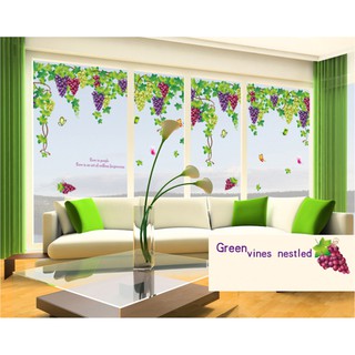 Decal dán tường Vườn nho (Dàn nho)