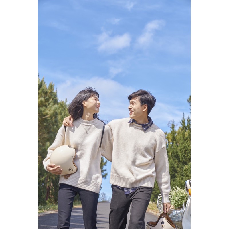 Áo len cổ tròn dày LEN clothing oversize 3 màu 7783