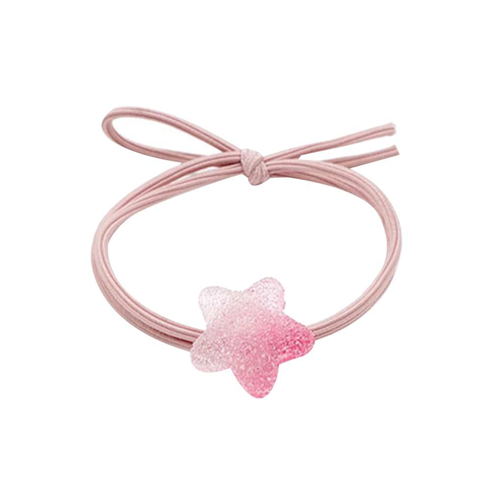 Dây Buộc Tóc Hình Ngôi Sao / Trái Tim Xinh Xắn Cho Nữ