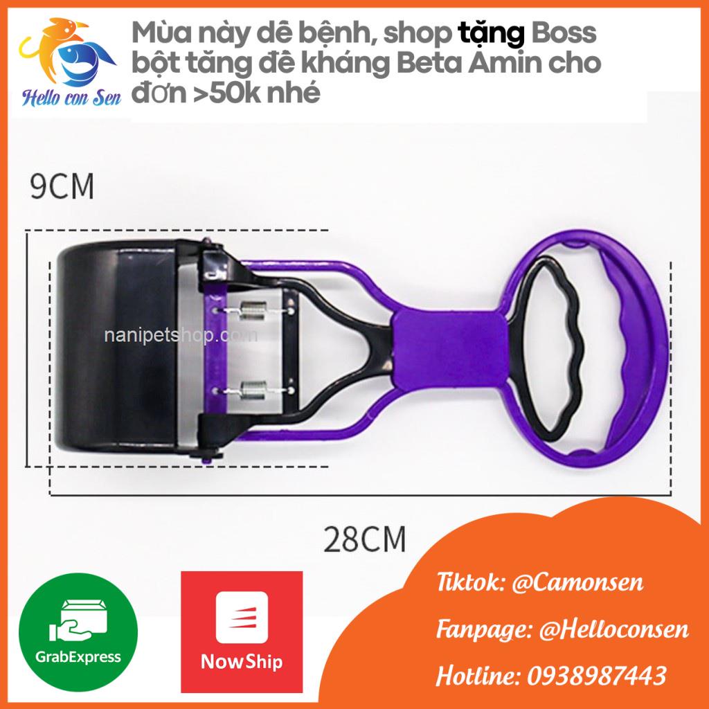 Dụng cụ hốt phân chó mèo - Gậy hót phân 28cm - Vệ sinh chó mèo