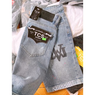 Quần jeans short nam có size