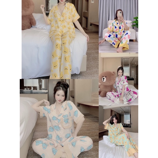 đồ mặc nhà pijama mango bigsize 60kg đến 85kg kèm video thật