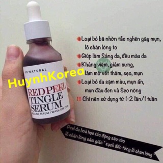 Serum cải tạo da căng bóng red peel 35ml korea