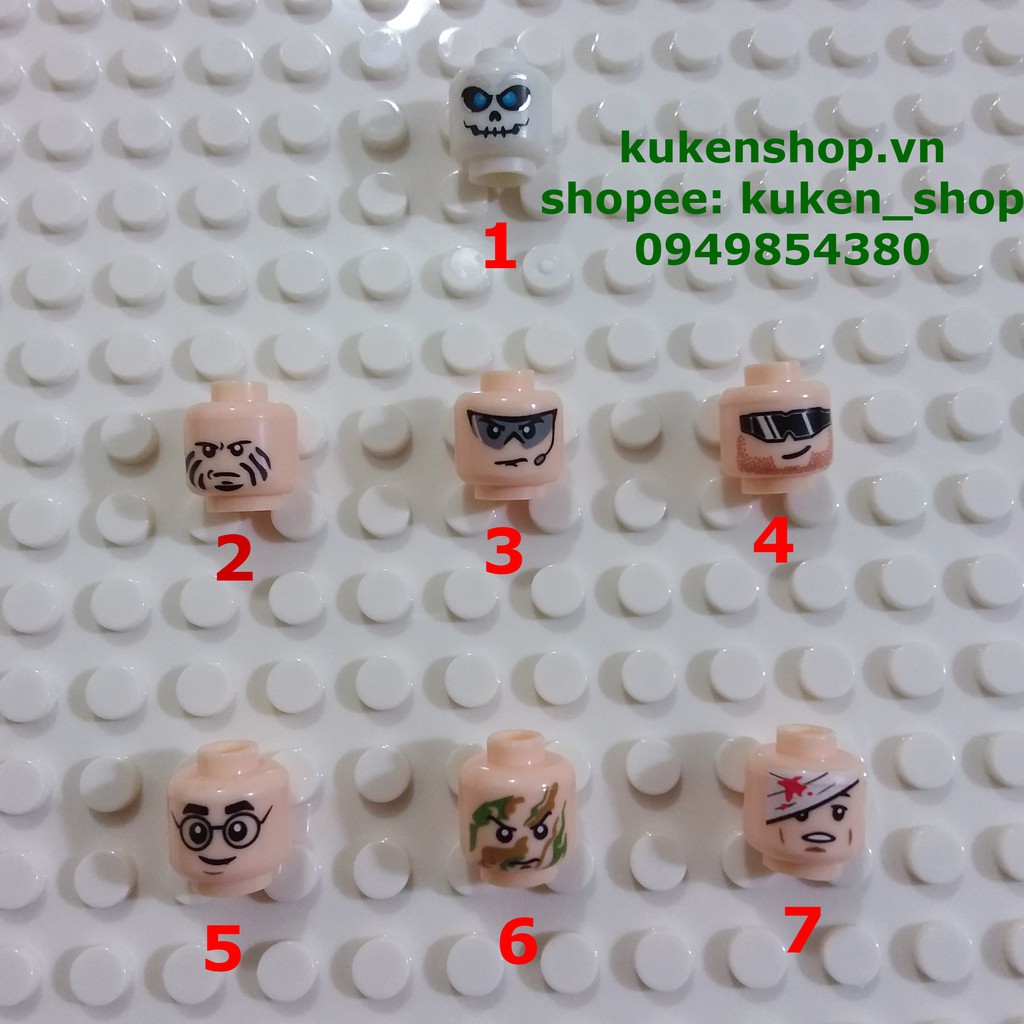 Một Khuôn Mặt Cho Minifigures NO.1105 - Phụ Kiện Đầu Mini