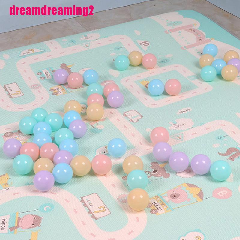 Set 50/ 100/ 200 bóng nhựa mềm nhiều màu tùy chọn cho trẻ em