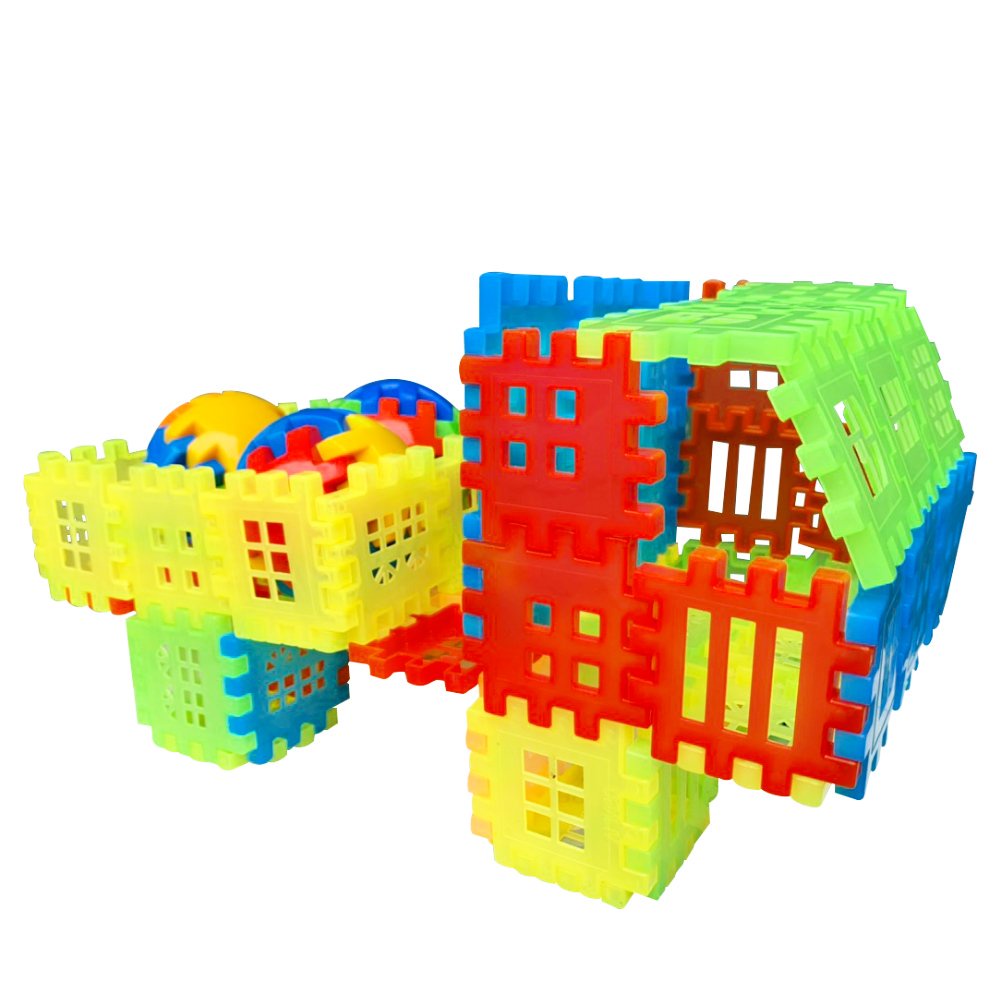 Đồ Chơi Cho Bé Ghép Hình Thông Minh 90 Chi Tiết Hãng Vijago Việt Nam