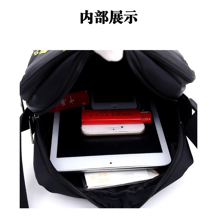 [Mã FAMAYMA giảm 10K đơn 50K] Túi đeo chéo vai nam nữ đựng Ipad có 2 NGĂN KÉO 26x20cm Fortune Mouse C303