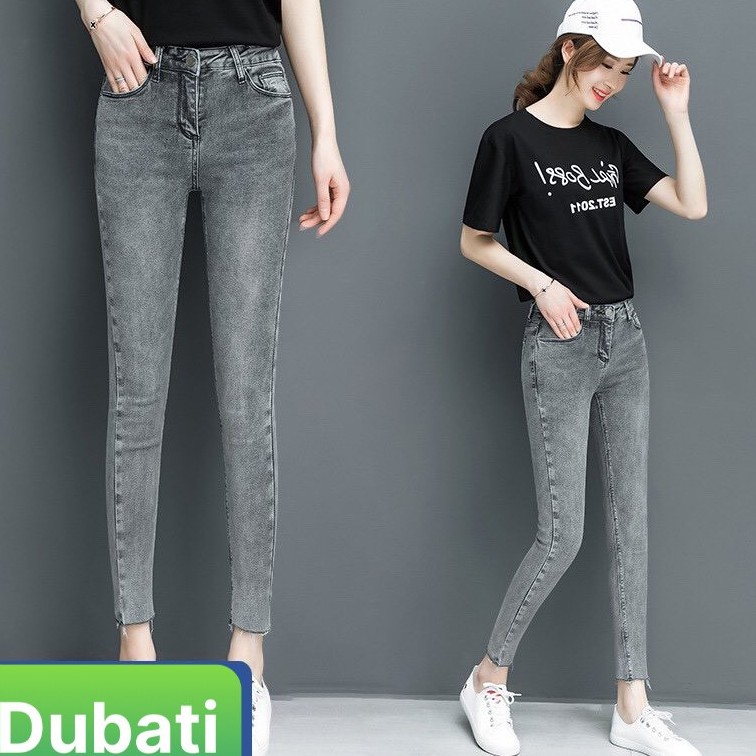 QUẦN JEAN NỮ LƯNG CAO SIÊU TÔN DÁNG, CHẤT VẢI CO GIÃN CỰC KÌ ĐẸP NÂNG MÔNG - DB 86 - DUBATI FASHION