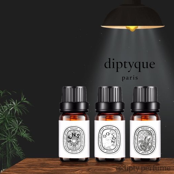 ⚜️ Set tinh dầu thơm phòng 3 mùi Diptyque Doson / Sens / Eau Rose LIMINTED EDITION 2021 10mlx3