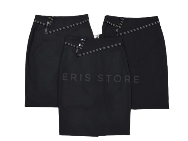 CHÂN VÁY CAO CẤP- Chân váy công sở bút chì vạt chéo ERIS VNXK Siêu đẹp - ER0024 | BigBuy360 - bigbuy360.vn