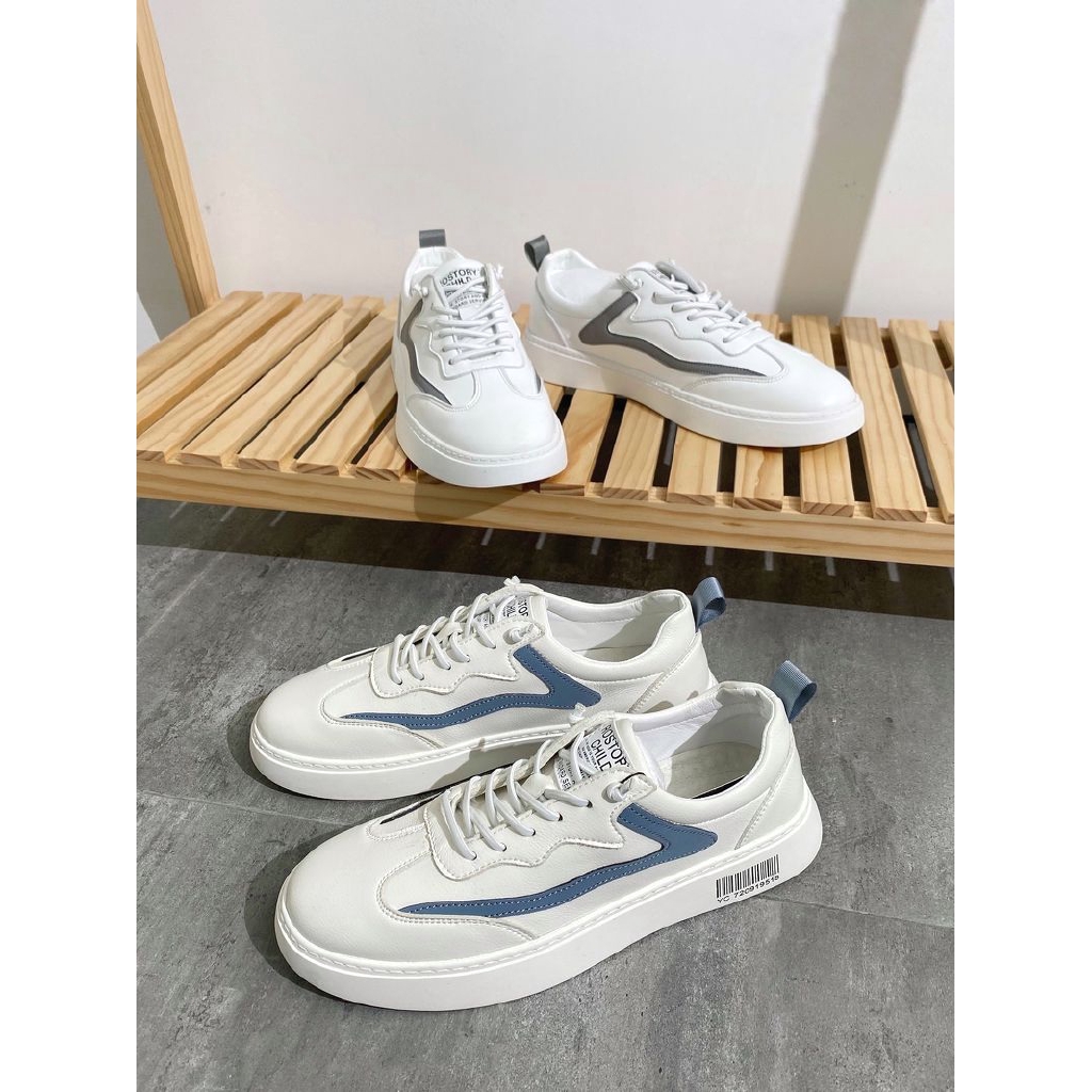 _ SALE 9-9 | ĐỒ NGON | Giày sneaker nam 360 BOUTIQUE họa tiết sọc - GIACN011 🌠 >_> -