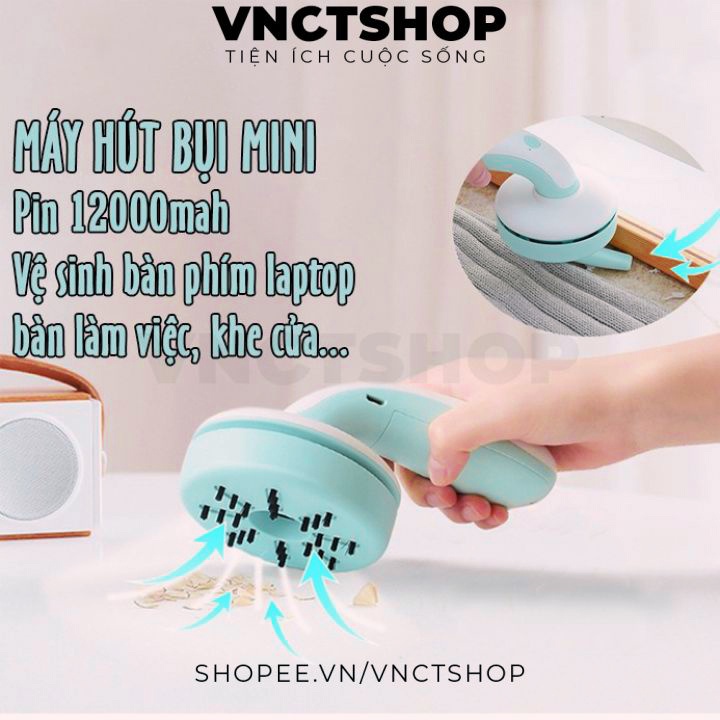 Máy hút bụi bàn phím laptop, máy hút bụi ga giường nệm gối đệm sofa máy tính pc mini cầm tay không dây