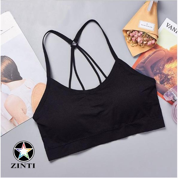 ÁO BRA SANG CHẢNH DÁNG CROPTOP MẶC TRONG ÁO REN MỎNG